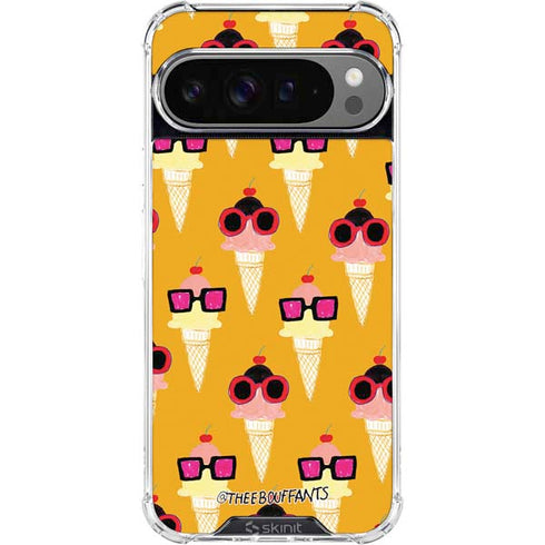 Bouffants and Broken Hearts Ice Cream with Shades Google Pixel 10 Pro XL Clear Case